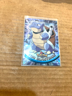 1999 Pokemon TV Animation Series 1 #09 Blastoise Blue Logo free shipping - Image 1