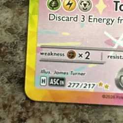Pokemon Pikachu EX SIR 277/217 Ascended Heroes English *IN HAND* - Image 5