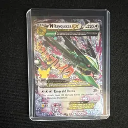 Pokemon Celebrations Mega Rayquaza EX 76/108 Mega Full Art Holo Dragon HP 220 EN - Image 1
