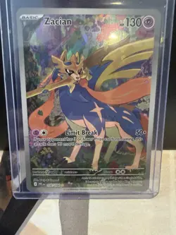 Pokemon TCG - Zacian 100/094 – Illustration Rare – Phantasmal Flames - Image 1