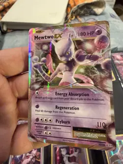 Mewtwo EX 52/108 Evolutions Holo Pokemon TCG (2016) - Image 3