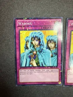 Yugioh 2x Waboku BP02-EN170 Mosaic Rare 1st Ed. LP - Image 3