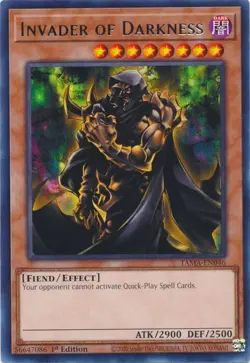 Invader of Darkness - IOC-111 - Secret Rare - 1st Edition YuGiOh - Image 1