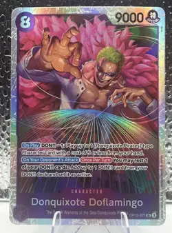One Piece TCG Donquixote Doflamingo OP10-071 SR Royal Blood Nm - Image 1