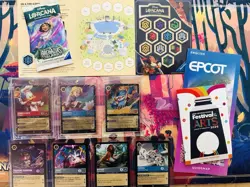 Disney Lorcana EPCOT 2026 COMPLETE QUEST Bundle - All Cards + Park Promos - Image 1