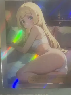 Pokemon Lillie Anime Waifu Custom DIY Trainer Art Sexy Pokemon card - Image 4