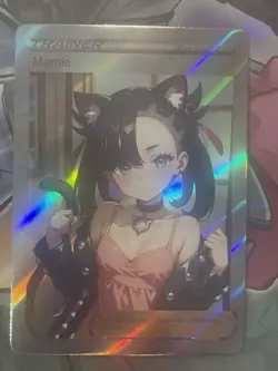 Pokemon Marnie Anime Waifu Custom DIY Trainer Art Sexy Pokemon card - Image 2