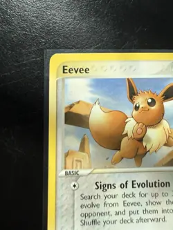 Pokemon Eevee TCG Card 63/100 Sandstorm Regular Non-Holo LP - Image 3
