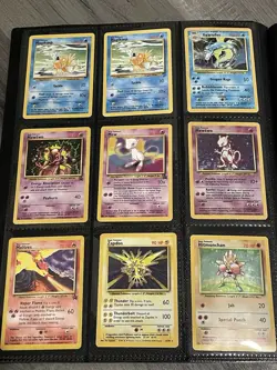 Huge Vintage Pokemon Card Binder Collection 250+ Cards - WOTC Era Lot - Image 3
