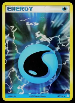 Pokemon Card - Water Energy Holon Phantoms 107/110 Holo Rare - Image 1