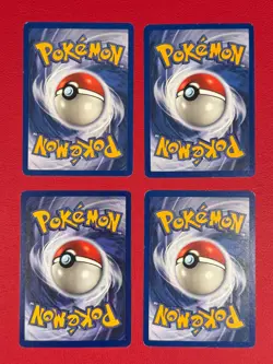 Slowbro 43/62 Lot of 4 Pokemon Fossil Set Regular Cards in Good Condition - Image 2