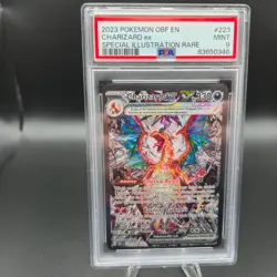 Charizard EX 223/197 Pokemon Card - SV03: Obsidian Flames Holo - PSA 9 - Image 1