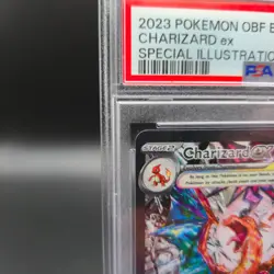 Charizard EX 223/197 Pokemon Card - SV03: Obsidian Flames Holo - PSA 9 - Image 3