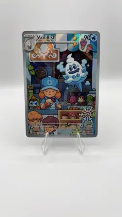 Vanillish 190/182 Holiday 2025 Snowflake Stamp Promo Pokemon TCG Card - Image 1