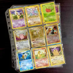 Pokemon Collection Mixed 🔥 Lot of Cards w/ Binder Pages - Image 1
