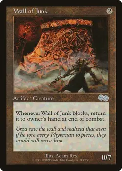 NM - Normal - Wall of Junk - 315 - Urza's Saga - Image 1