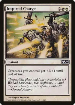LP - Foil - Inspired Charge - 19 - Magic 2011 (M11) - Image 1
