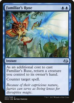 NM - Normal - Familiar's Ruse - 37 - Modern Masters 2017 - Image 1