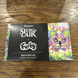MTG Secret Lair Furby Confetti Foil Doo-ay Noo-lah IN HAND Magic: The Gathering! - Image 1