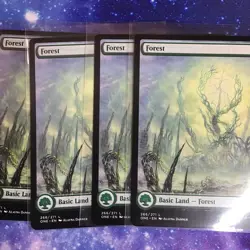Forest Full Art - Playset - 266/271 (Phyrexia: ONE) MTG Magic WOTC - Image 1
