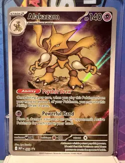 Pokemon Alakazam Holo Black Star Promo 009 Me: Mega Evolution NM/M - Image 1