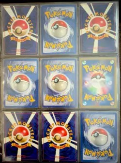 Pokemon TCG 9 Card Lot English Gym Heroes Fossil Meowth Kabutops Holo - Image 2
