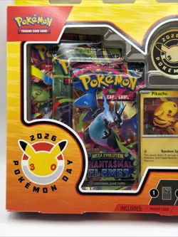 Pokemon Day 30th Anniversary Sealed Pikachu Promo with 3 Packs & Pokemon Coin - Image 4