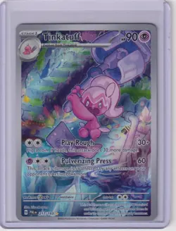 Tinkatuff 217/193 Illustration Rare Paldea Evolved Pokemon NM/M - Image 1