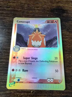 Camerupt 24/97 EX Dragon Reverse Holo Rare Pokemon - Image 1