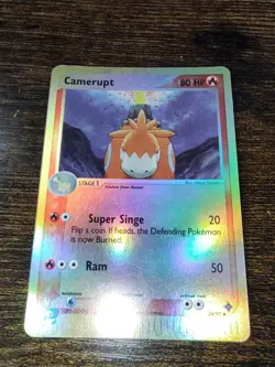 Camerupt 24/97 EX Dragon Reverse Holo Rare Pokemon - Image 2