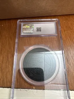 2025 Pokemon Coins Leafeon Prismatic Evolutions Mini Tin Eevee CGC 10 gen IX - Image 2