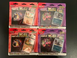 (LOT OF 4) Pokemon Ascended Heroes Tech Sticker Collection 2 Charmander/2 Gastly - Image 1