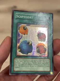 Yugioh Misprint Scapegoat Foil Shift SDJ 1st Edition LP - Image 3