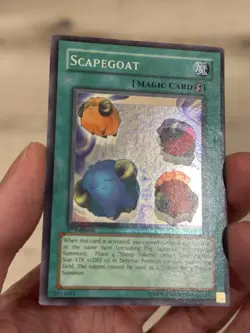 Yugioh Misprint Scapegoat Foil Shift SDJ 1st Edition LP - Image 4