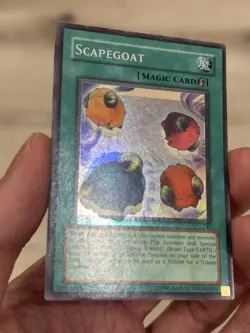 Yugioh Misprint Scapegoat Foil Shift SDJ 1st Edition LP - Image 5