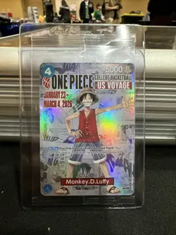 Monkey.D.Luffy (055) (College Basketball US Voyage) P-055 One Piece Promotion... - Image 1