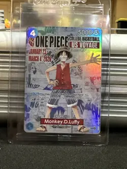 Monkey.D.Luffy (055) (College Basketball US Voyage) P-055 One Piece Promotion... - Image 3