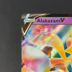 Pokemon Alakazam v SWSH083 Holo Black Star Promo Card Sword & Shield - Image 3