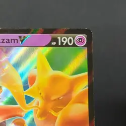 Pokemon Alakazam v SWSH083 Holo Black Star Promo Card Sword & Shield - Image 4