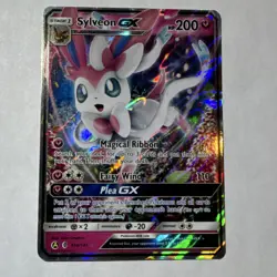 Pokemon Sylveon GX 092A/145 Alternate Art Promo Holo English Card 2018 - Image 1