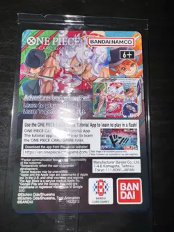 Gonzaga College Basketball *LAST RELEASE* One Piece Luffy D. Monkey Card SEALED - Image 2