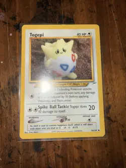 Pokemon Togepi Neo Destiny Card 56/105 Regular Card - Image 1