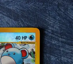 Pokemon Marill 120/165 card Expedition Base Set TCG Reverse Holo Rare WOTC card - Image 3