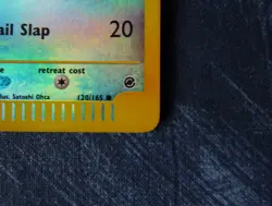 Pokemon Marill 120/165 card Expedition Base Set TCG Reverse Holo Rare WOTC card - Image 4