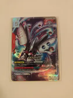 ENGLISH Qubeley Newtype Challenge Prize Card Gundam TCG 1st Place Winner Promo - Image 1