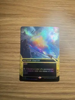 Meteor Crater - FOIL Borderless - Edge Of Eternities Stellar Sights - MTG - 026 - Image 2