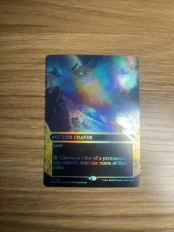 Meteor Crater - FOIL Borderless - Edge Of Eternities Stellar Sights - MTG - 026 - Image 3