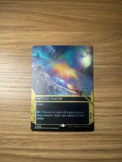 Meteor Crater - FOIL Borderless - Edge Of Eternities Stellar Sights - MTG - 026 - Image 4