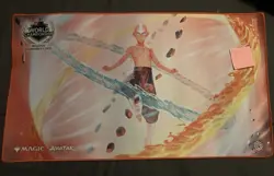 RARE! World Champion MTG Avatar The Last Airbender Playmat Aang - ONLY 126 Made! - Image 1