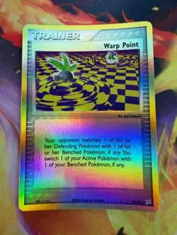 Warp Point 85/95 NM Uncommon Reverse Holo Team Magma vs Team Aqua Pokemon TCG - Image 1
